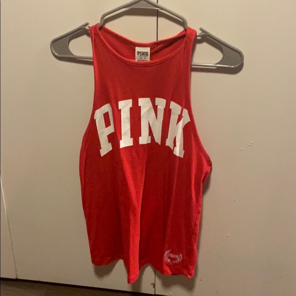 Pink Racerback Tank Top